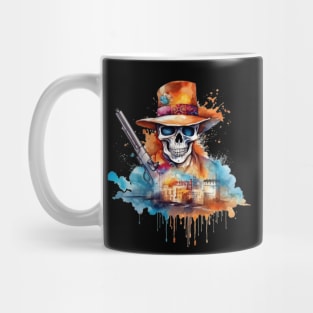 Skull With Guns Mug